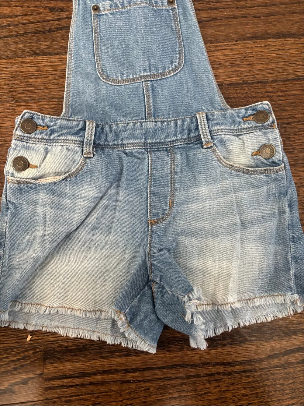 Gymboree Overalls size 7 Light Blue Denim Shorts for Kids